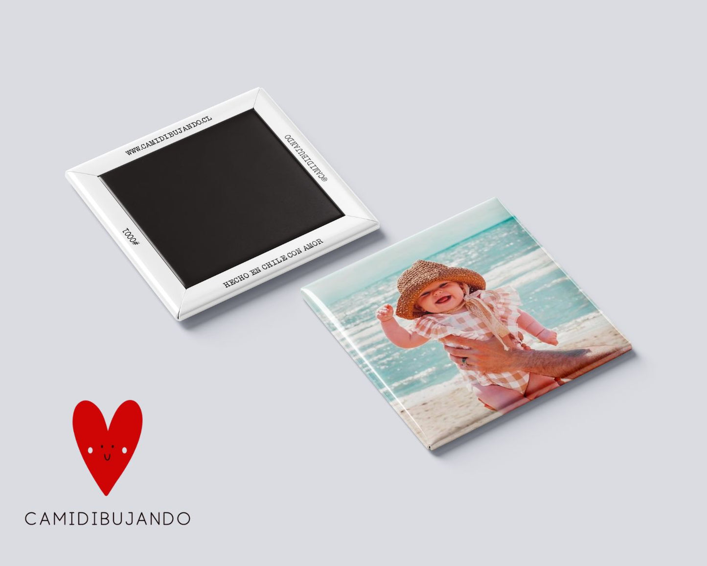 12 Magnetos con tus fotos